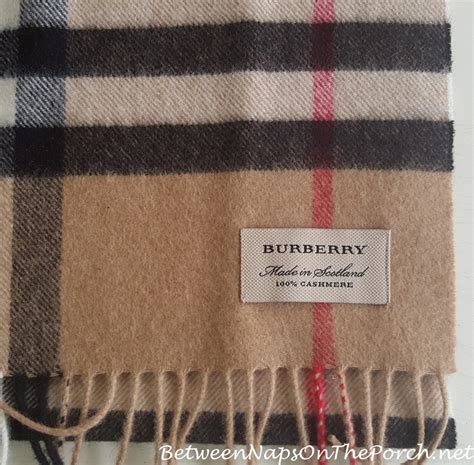 do burberry scarves have a label on them|Burberry scarf vs real.